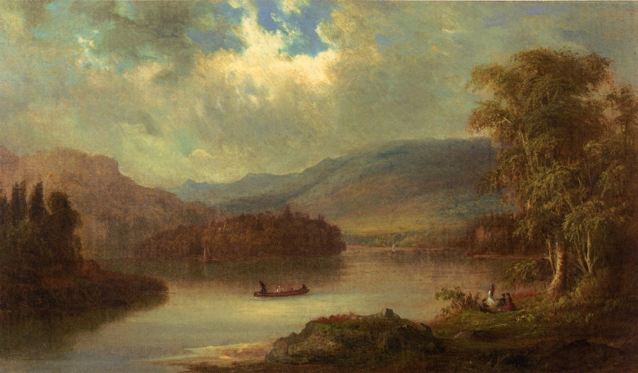 Landscape in Scotland, vintage artwork by Robert Seldon Duncanson, A3 (16x12") Poster Print