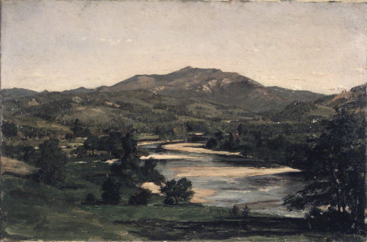 Study for Welch Mountain from West Compton, New Hampshire, vintage artwork by Winckworth Allan Gay, A3 (16x12") Poster Print