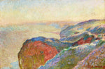 At Val Saint-Nicolas near Dieppe, Morning, vintage artwork by Claude Monet, 12x8" (A4) Poster