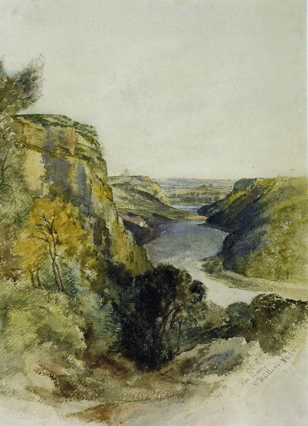 The Avon, 2, vintage artwork by William James Müller, A3 (16x12") Poster Print