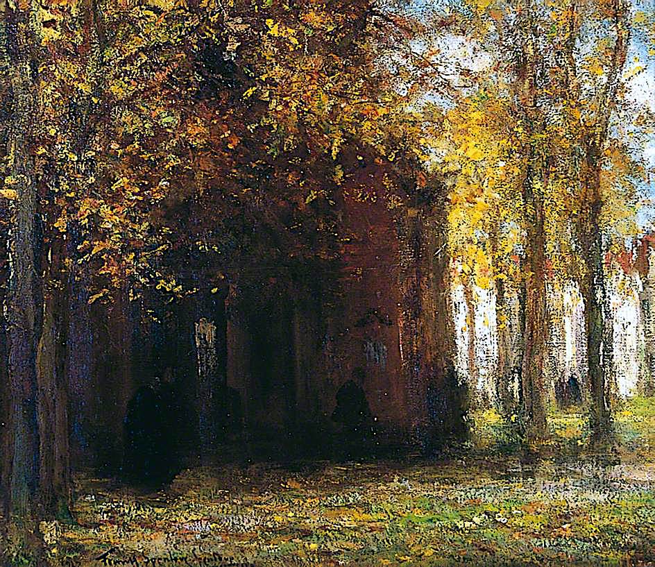 Autumn Leaves, Belgium, vintage artwork by Frank Spenlove-Spenlove, 12x8" (A4) Poster