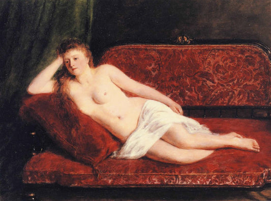 After the Bath, vintage artwork by William Powell Frith, A3 (16x12") Poster Print
