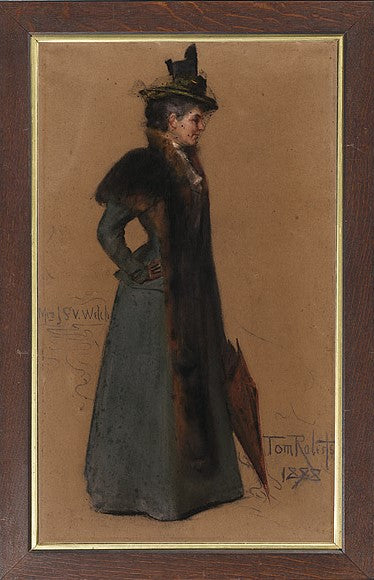 Mrs John St Vincent Welch by Tom Roberts,A3(16x12")Poster