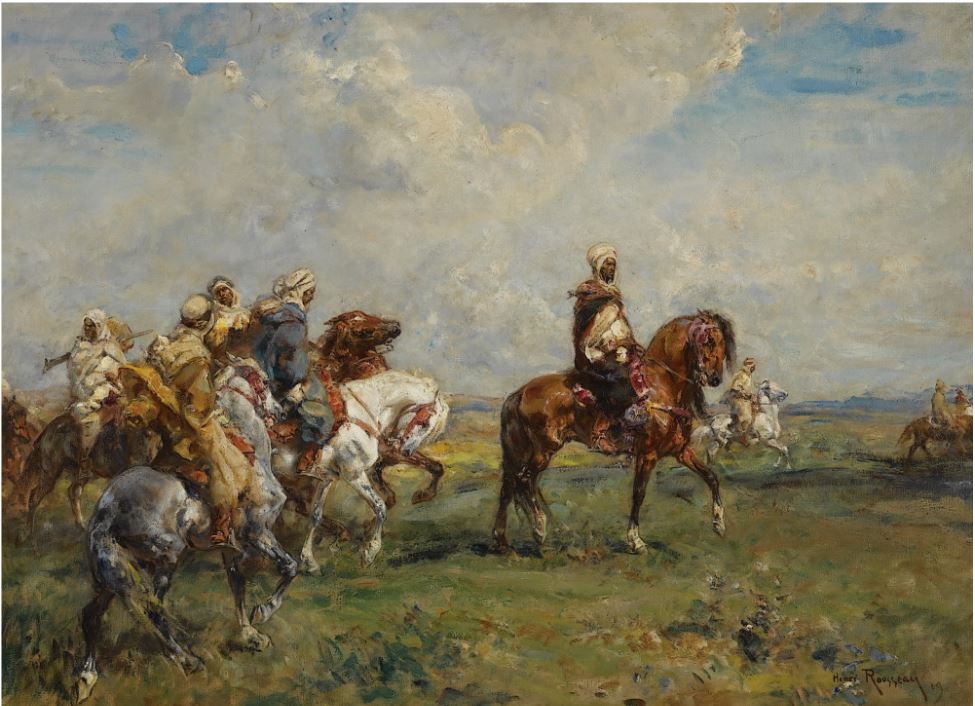 Arab Riders by Henri Emilien Rousseau,16x12(A3) Poster