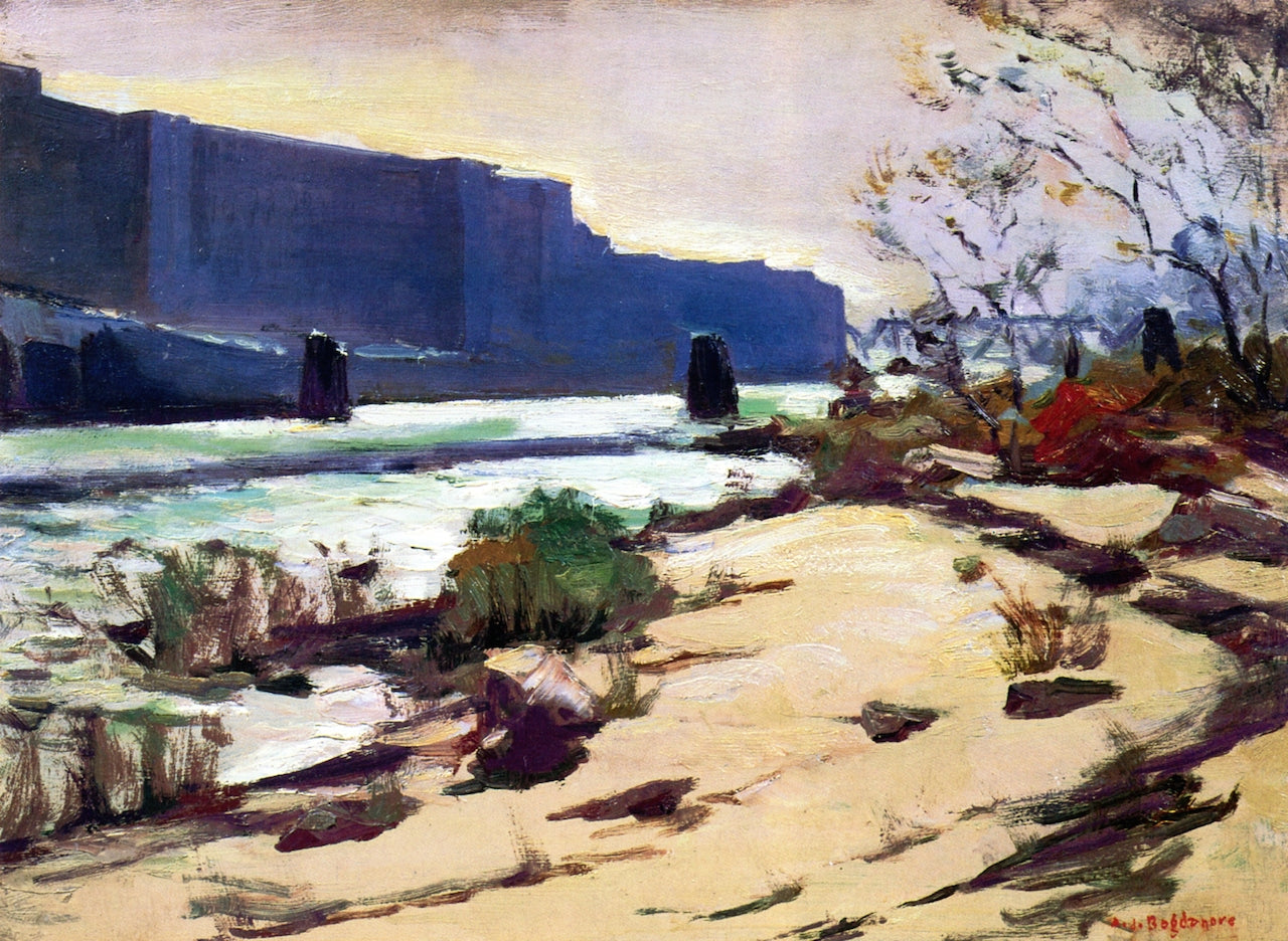 keag Mills, Dunbarton, New Hampshire by Abraham J. Bogdanove,16x12(A3) Poster