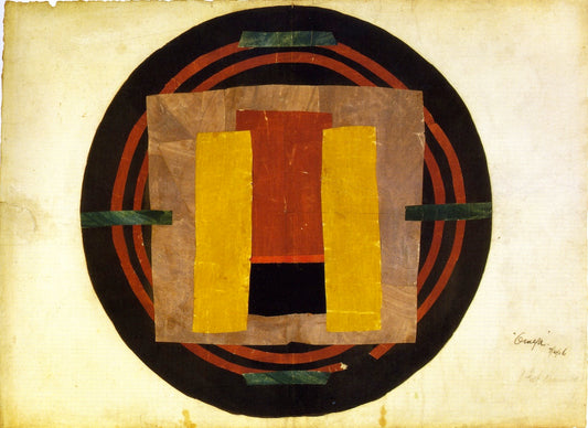 Design for a Rug for Arthur Rock, vintage artwork by Roger Eliot Fry, 12x8" (A4) Poster