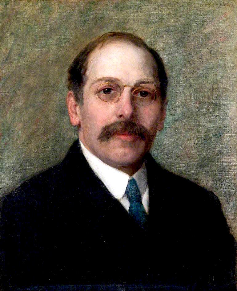 Sir Philip J. Hartog by Helena Arsene Darmesteter,A3(16x12")Poster