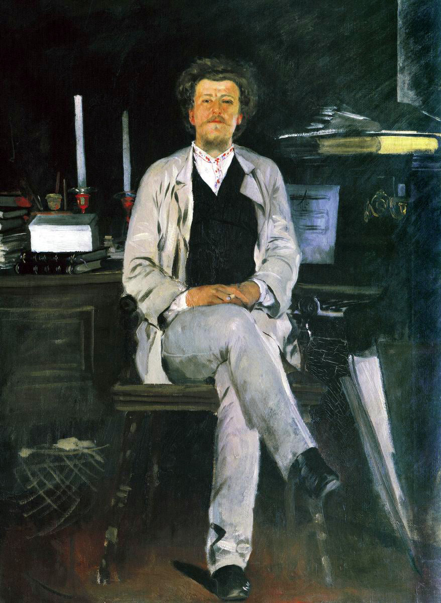 Portrait of I.F. Tyumenev by Andrei Petrovich Riabushkin,A3(16x12")Poster