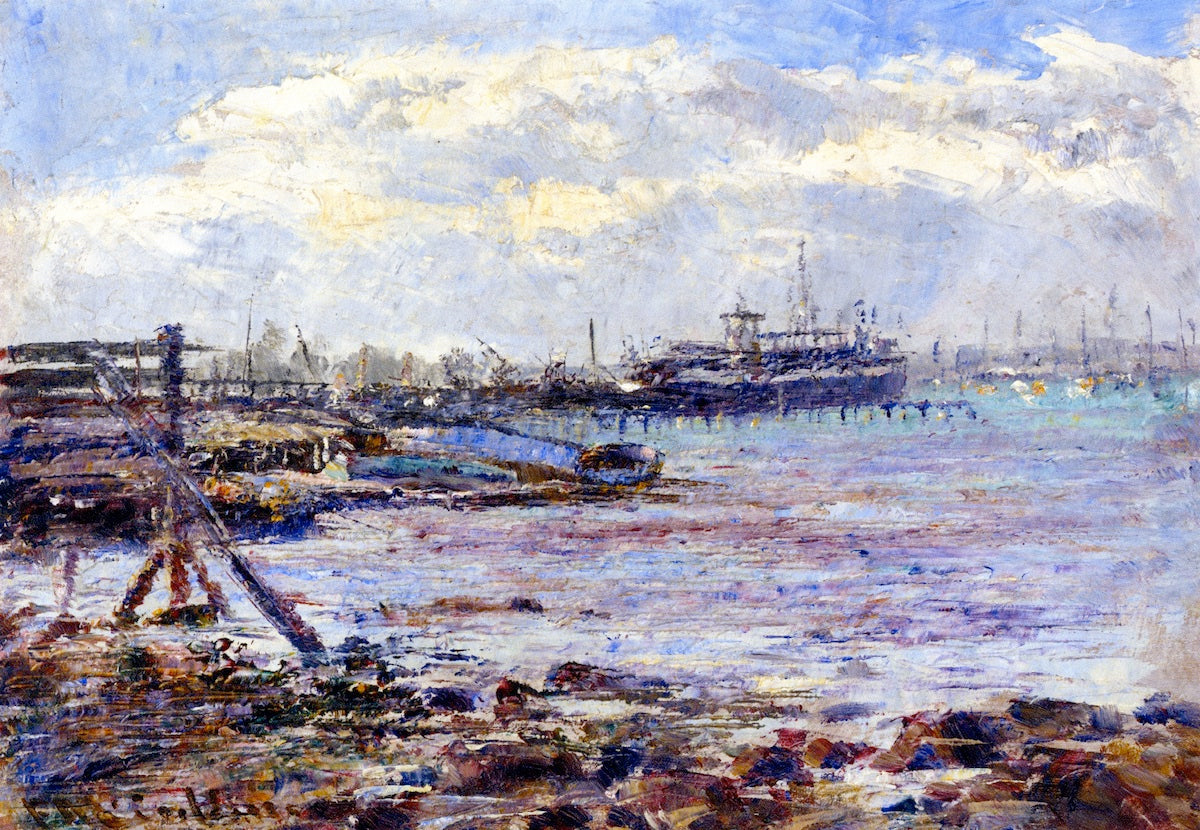 Port of Melbourne by Frederick McCubbin,A3(16x12")Poster
