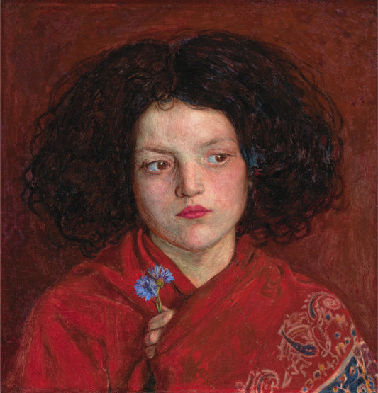 The Irish Girl, vintage artwork by Ford Madox Brown, A3 (16x12") Poster Print