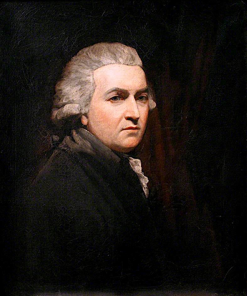 Dr John Wolcott ('Peter Pindar'), vintage artwork by John Opie, 12x8" (A4) Poster