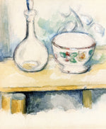 Carafe and Bowl, vintage artwork by Paul Cezanne, 12x8" (A4) Poster