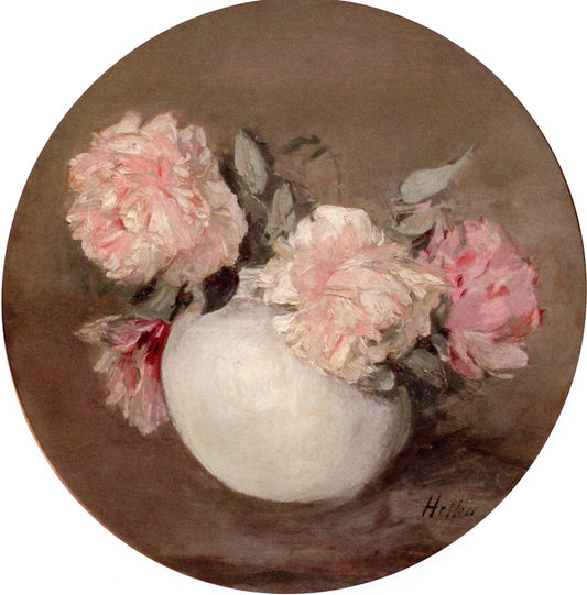 Bouquet of Dried Peonies, vintage artwork by Paul Cesar Helleu, 12x8" (A4) Poster