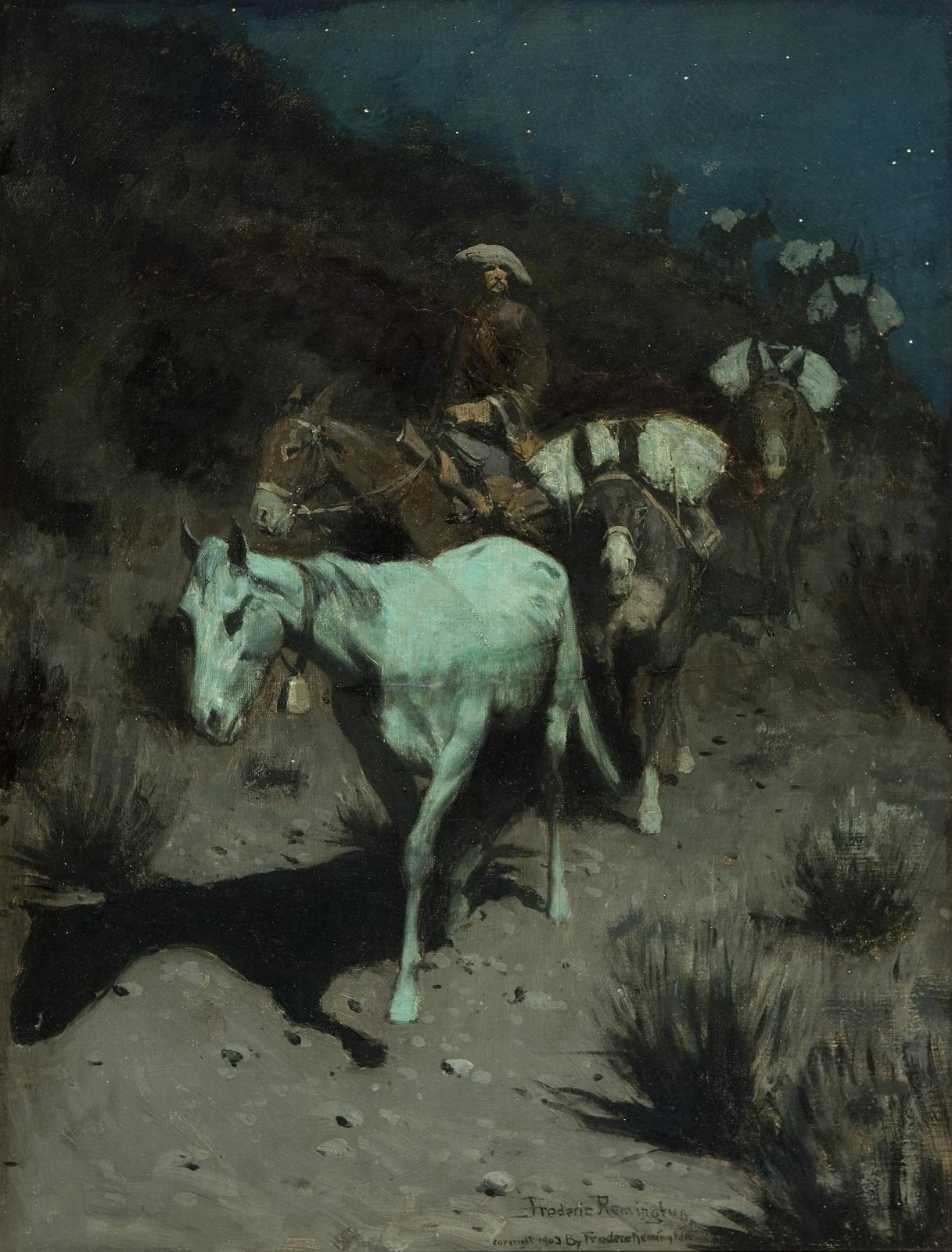 The Bell Mare by Frederic Remington,A3(16x12")Poster