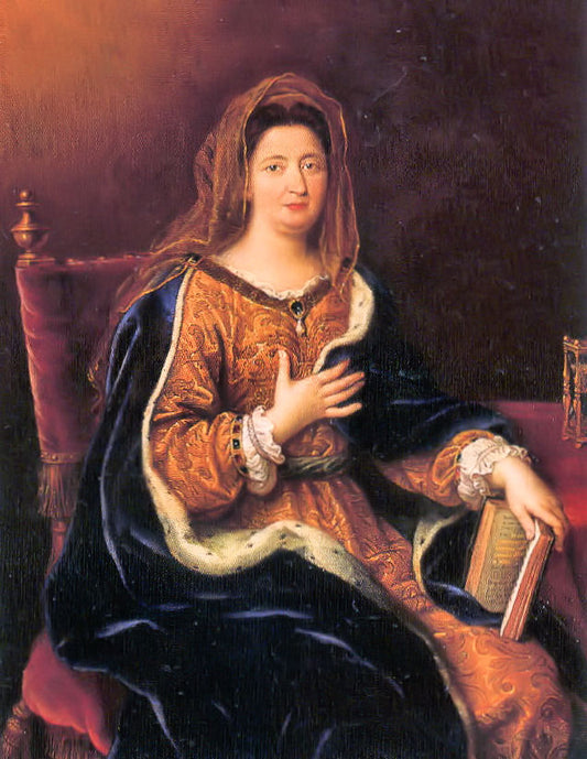 Françoise d'Aubigne, marquise de Maintenon, vintage artwork by Pierre Mignard, 12x8" (A4) Poster