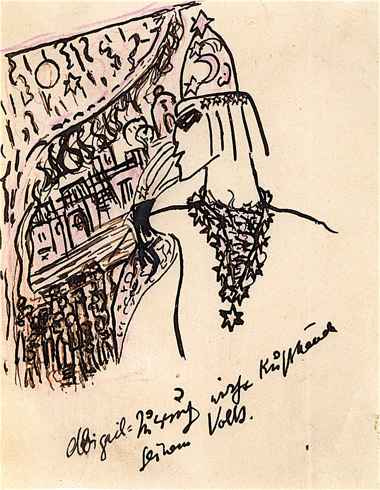  Jussuf's Throws Kisses to His People by Else Lasker-Schuler,A3(16x12")Poster