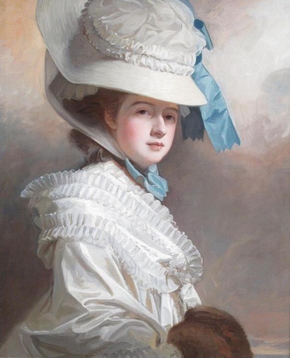 Lady Edward Bentinck, vintage artwork by George Romney, 12x8" (A4) Poster