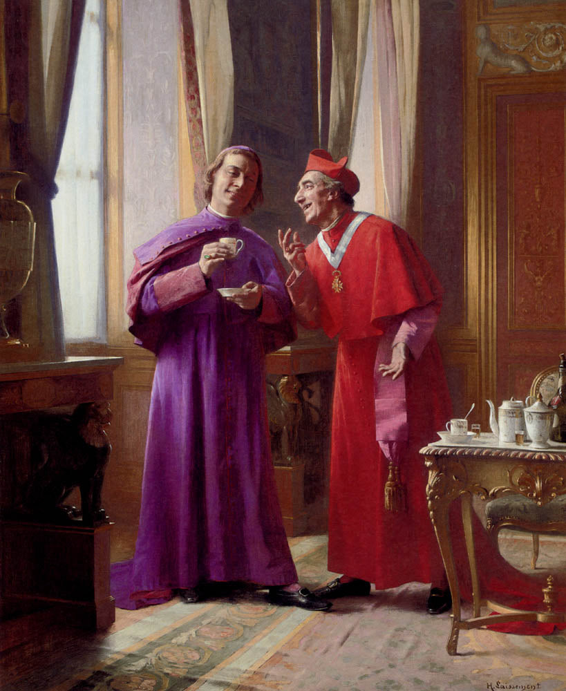 Afternoon Refreshment by Henri Adolphe Laissement,A3(16x12")Poster