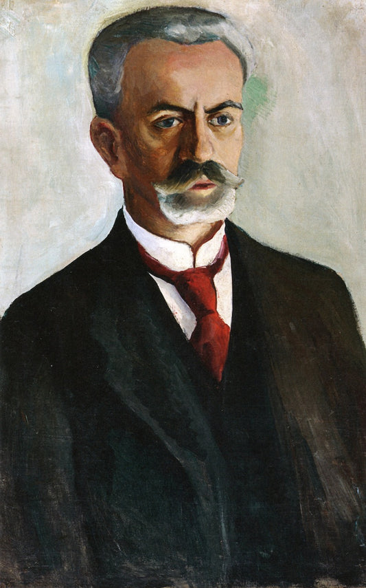 Portrait of Bernhard Koehler by August Macke,16x12(A3) Poster