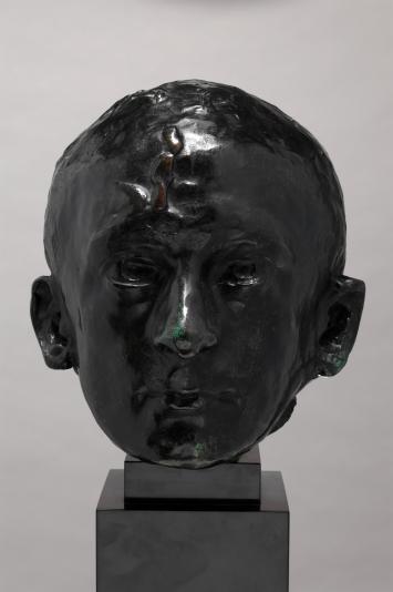 Charles Baudelaire, vintage artwork by Auguste Rodin, 12x8" (A4) Poster