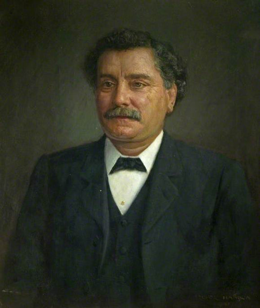 James Haslam, MP for Chesterfield, vintage artwork by Arthur Trevor Haddon, 12x8" (A4) Poster