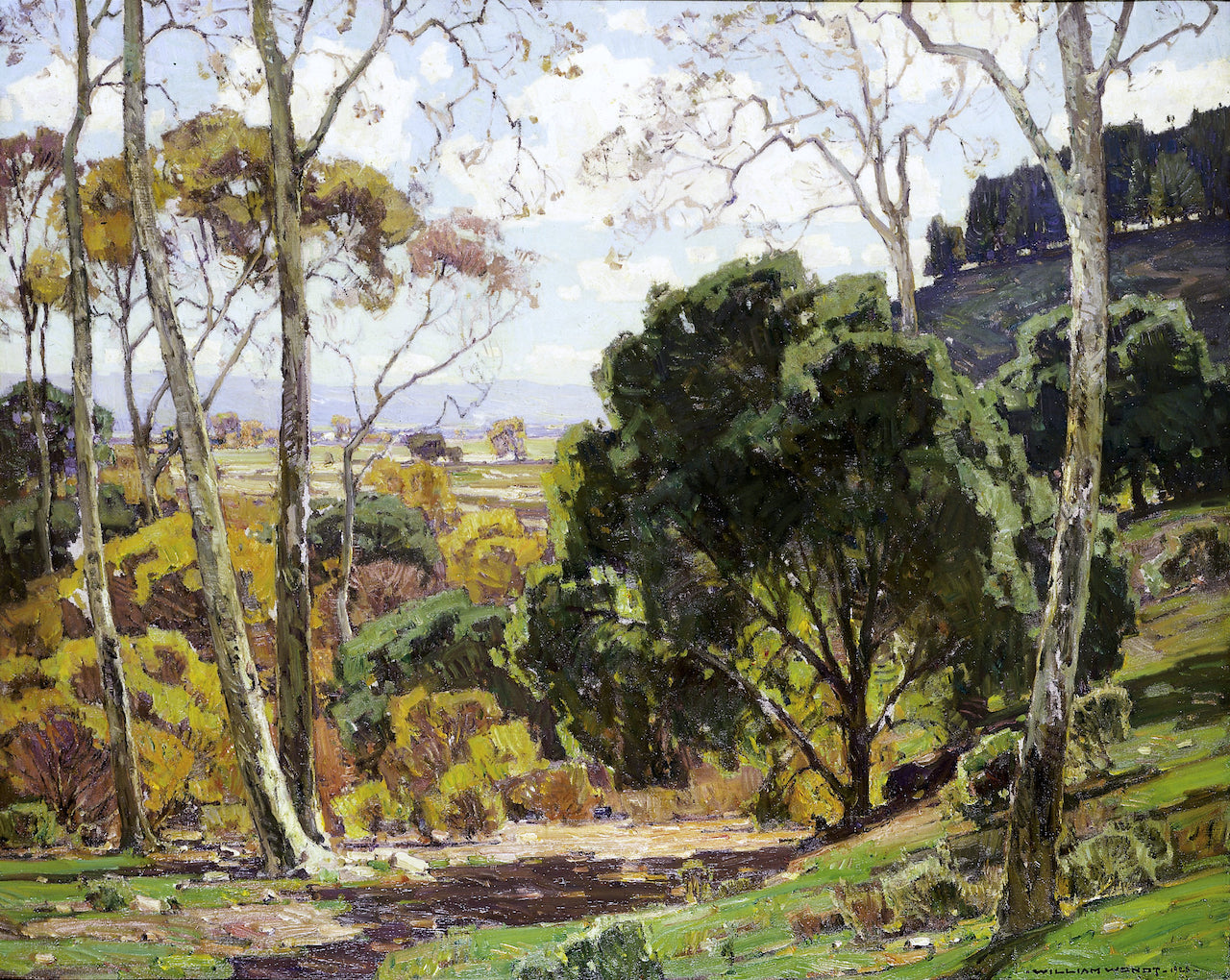 Days of Sunshine by William Wendt,A3(16x12")Poster
