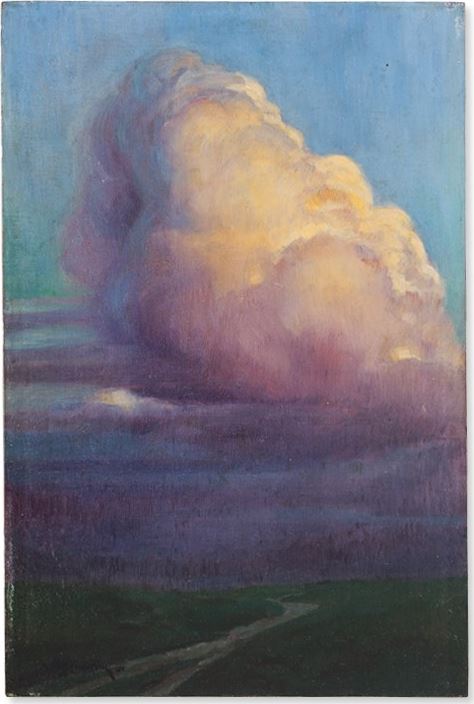 Thundercloud, vintage artwork by Wilhelm Bernatzik, 12x8" (A4) Poster