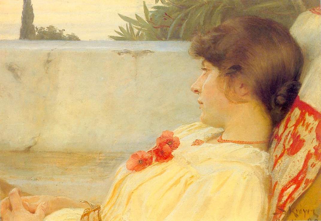 Marie in Ravello, vintage artwork by Peder Severin Kroyer, 12x8" (A4) Poster