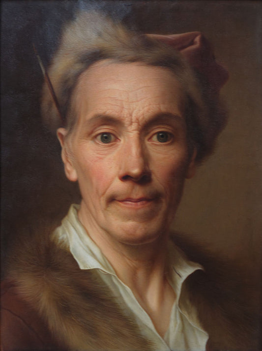Autoportrait, Christian Seybold., vintage artwork by Christian Seybold, 12x8" (A4) Poster