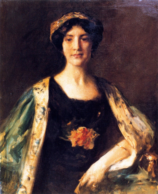 Alice Chase Sullivan, vintage artwork by William Merritt Chase, 12x8" (A4) Poster