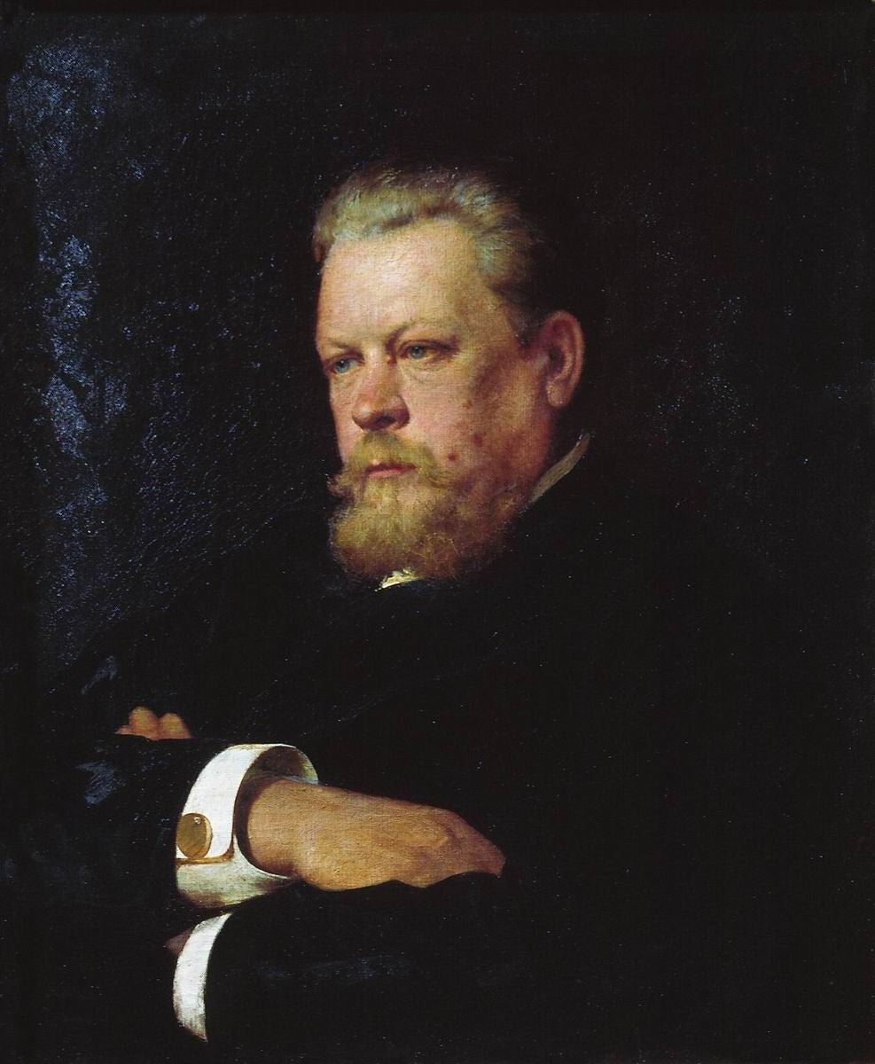 Portrait of Painter V.G. Kazantsev by Ilya Galkin,A3(16x12")Poster