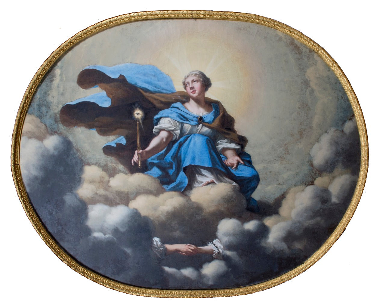 Allegory of King Charles X Gustaf's Marriage, vintage artwork by David Klocker Ehrenstrahl, 12x8" (A4) Poster