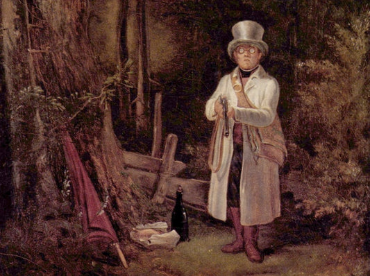 The Sunday Hunter, vintage artwork by Carl Spitzweg, A3 (16x12") Poster Print