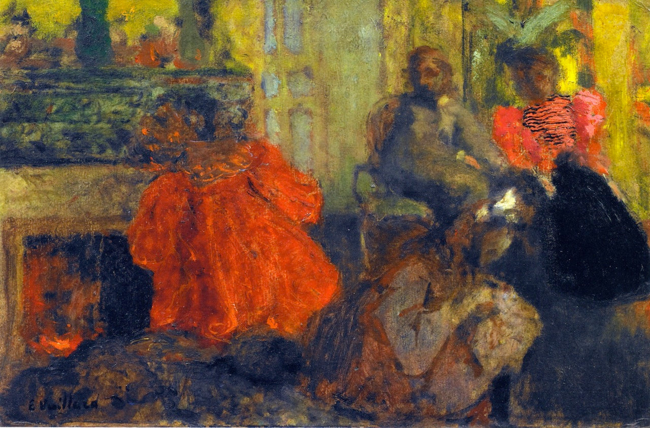 dre Natanson Family, Rue Saint-Florentin by edouard Vuillard,A3(16x12")Poster