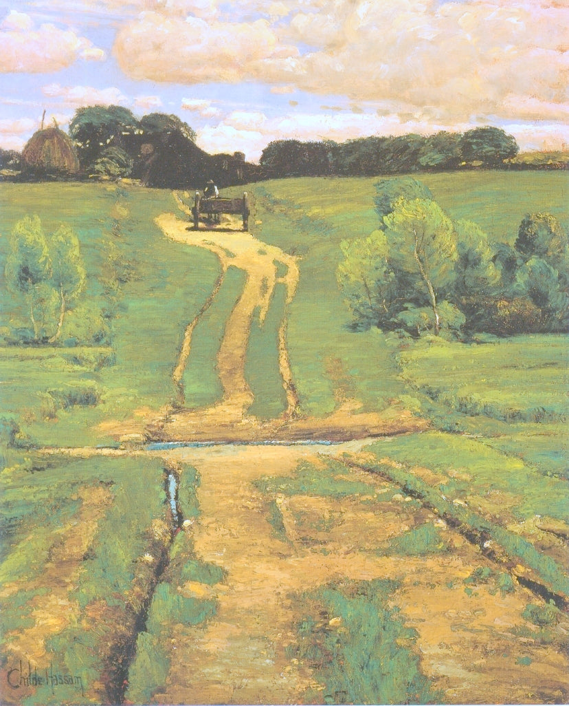 A Back Road by Childe Hassam,A3(16x12")Poster
