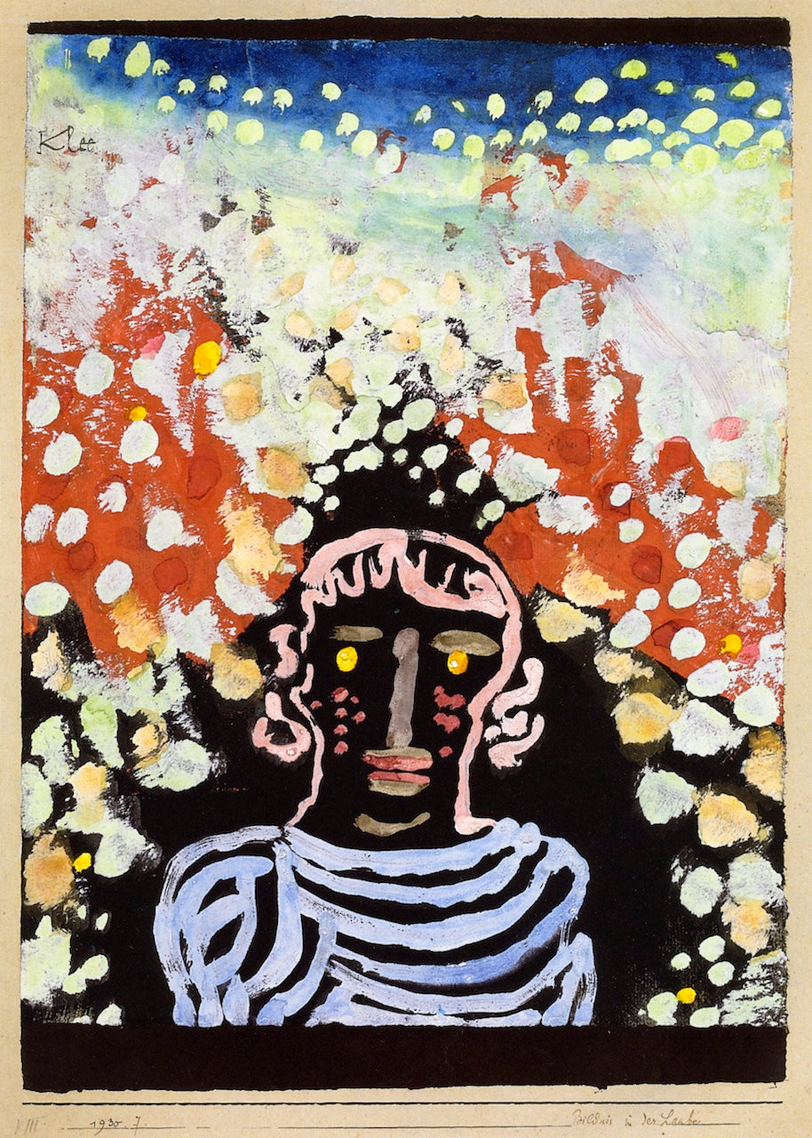 Bildnis in der Laube by Paul Klee,16x12(A3) Poster