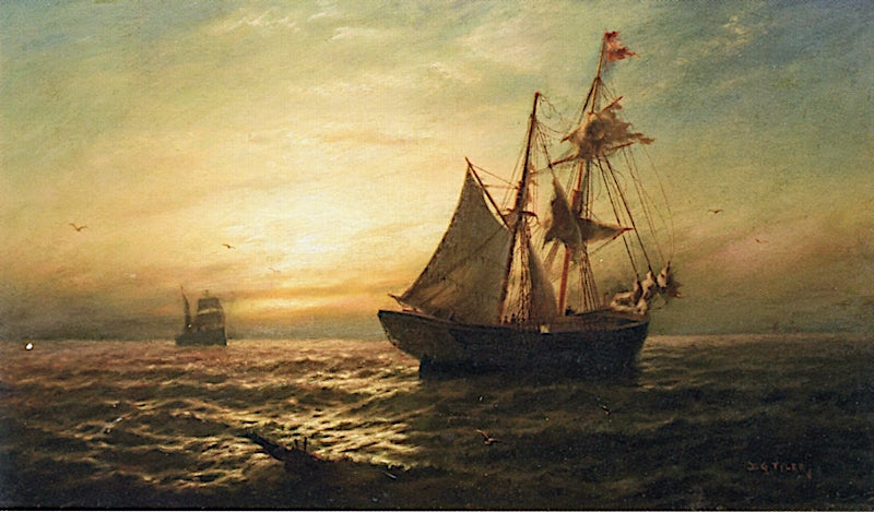 Sunset Sail by James Gale Tyler,A3(16x12")Poster