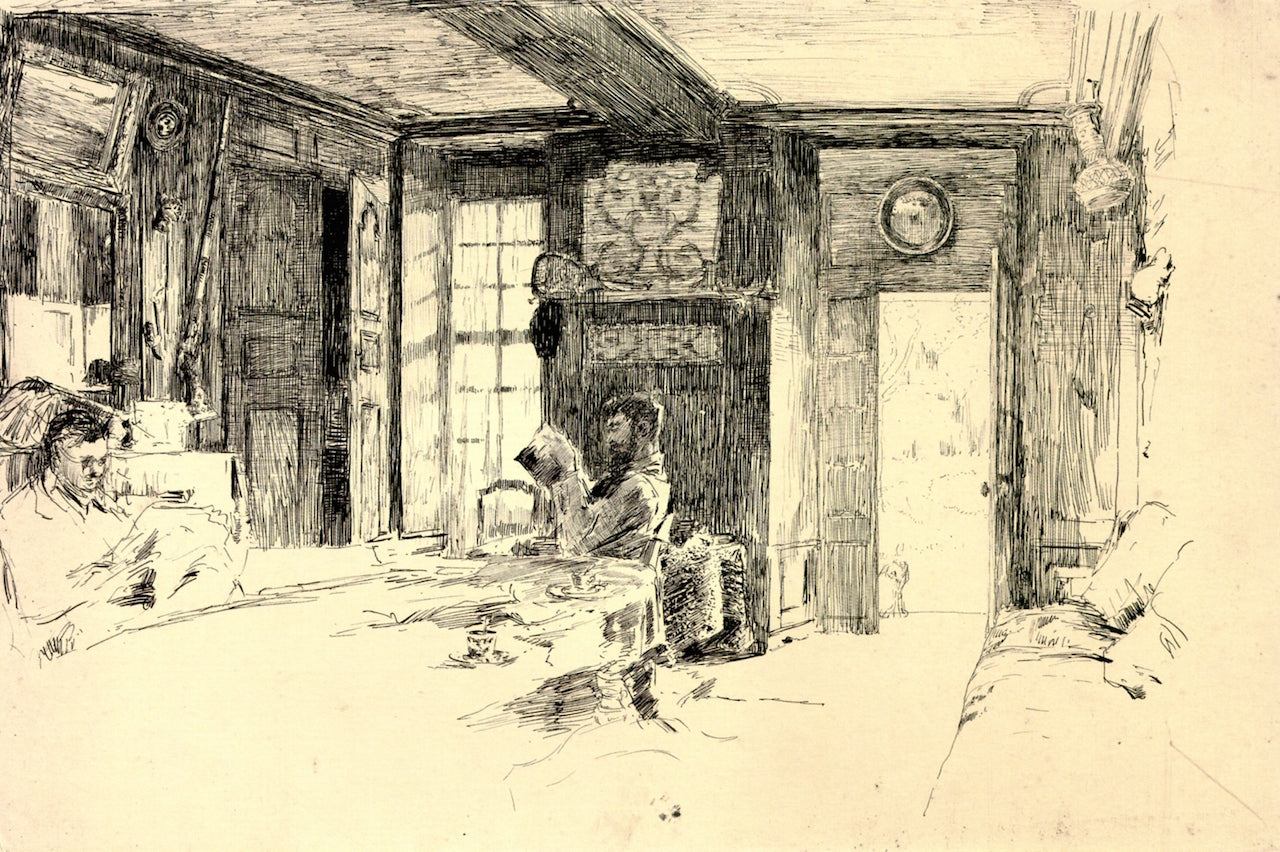 Interior of the Farm, Giverny by William Blair Bruce,A3(16x12")Poster