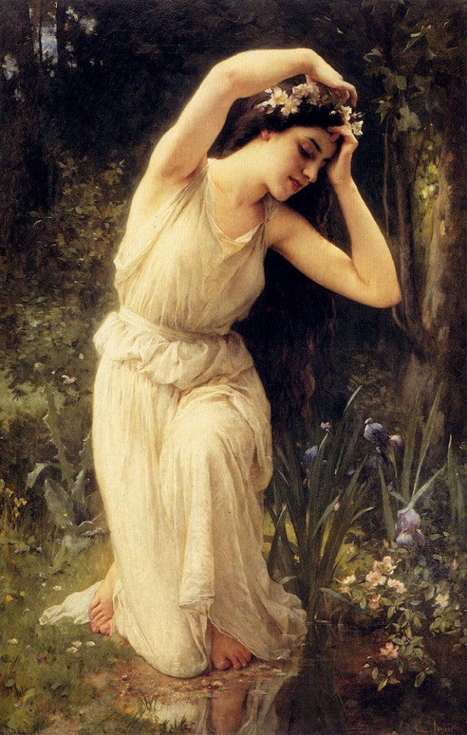 A Nymph In The Forest by Charles-Amable Lenoir,A3(16x12")Poster