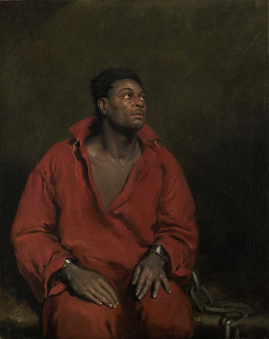 The Captive Slave, vintage artwork by John Philip Simpson, 12x8" (A4) Poster