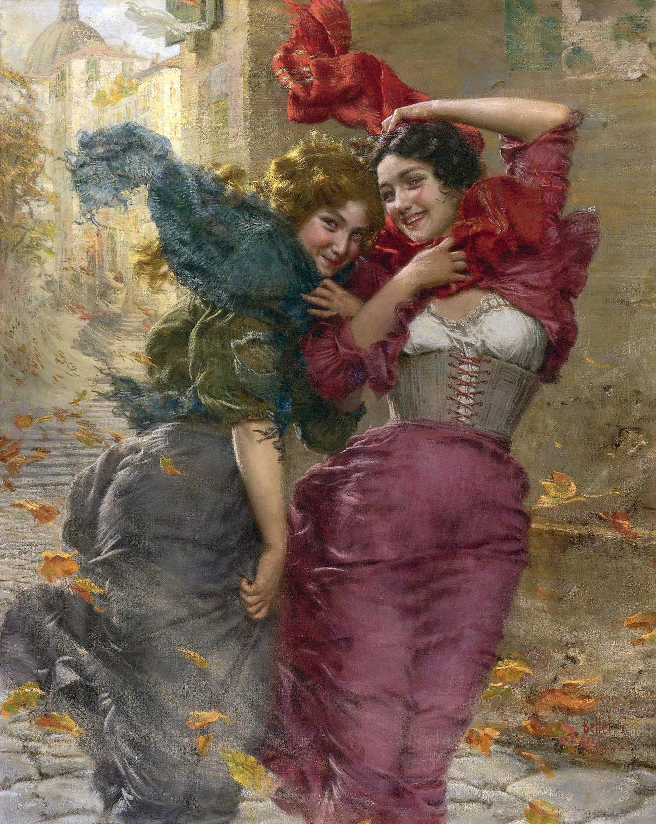 Windy Day by Gaetano Bellei,A3(16x12")Poster