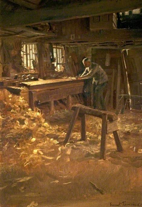 The Joiner by Ernest Townsend,16x12(A3) Poster