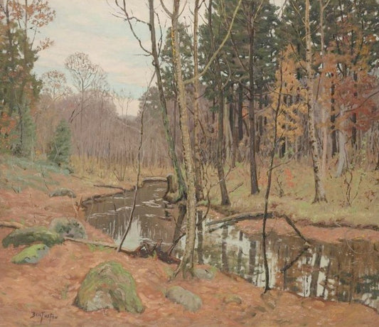 A Creek in the Woods by Ben Foster,A3(16x12")Poster