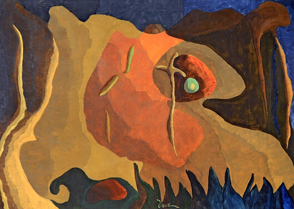 The Green Light, vintage artwork by Arthur Dove, 12x8" (A4) Poster