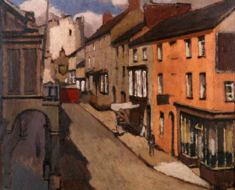 Lion Hotel and Castle, Pembroke by Edward Morland Lewis,16x12(A3) Poster