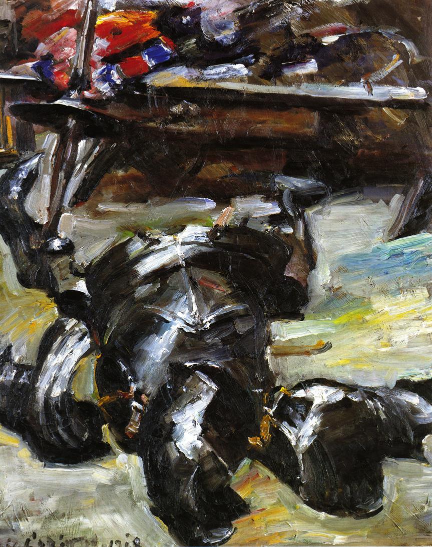 Armour in the Studio by Lovis Corinth,A3(16x12")Poster