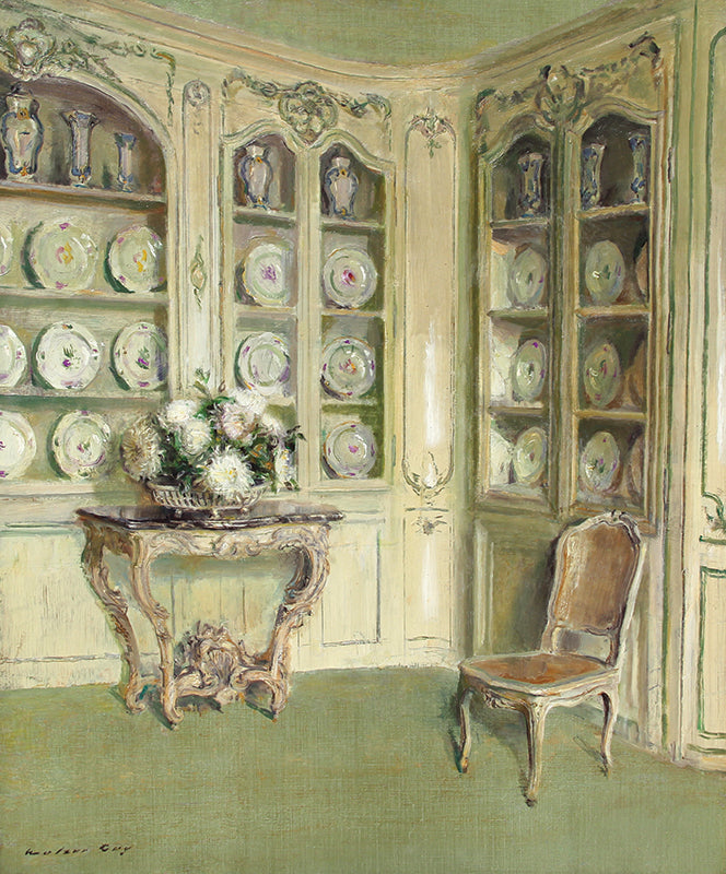 Porcelains, Château du Breau by Walter Gay,A3(16x12")Poster