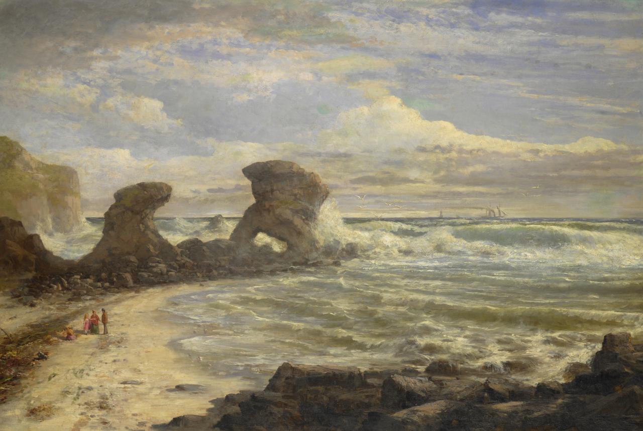 At Point Nepean, vintage artwork by Louis Buvelot, A3 (16x12") Poster Print