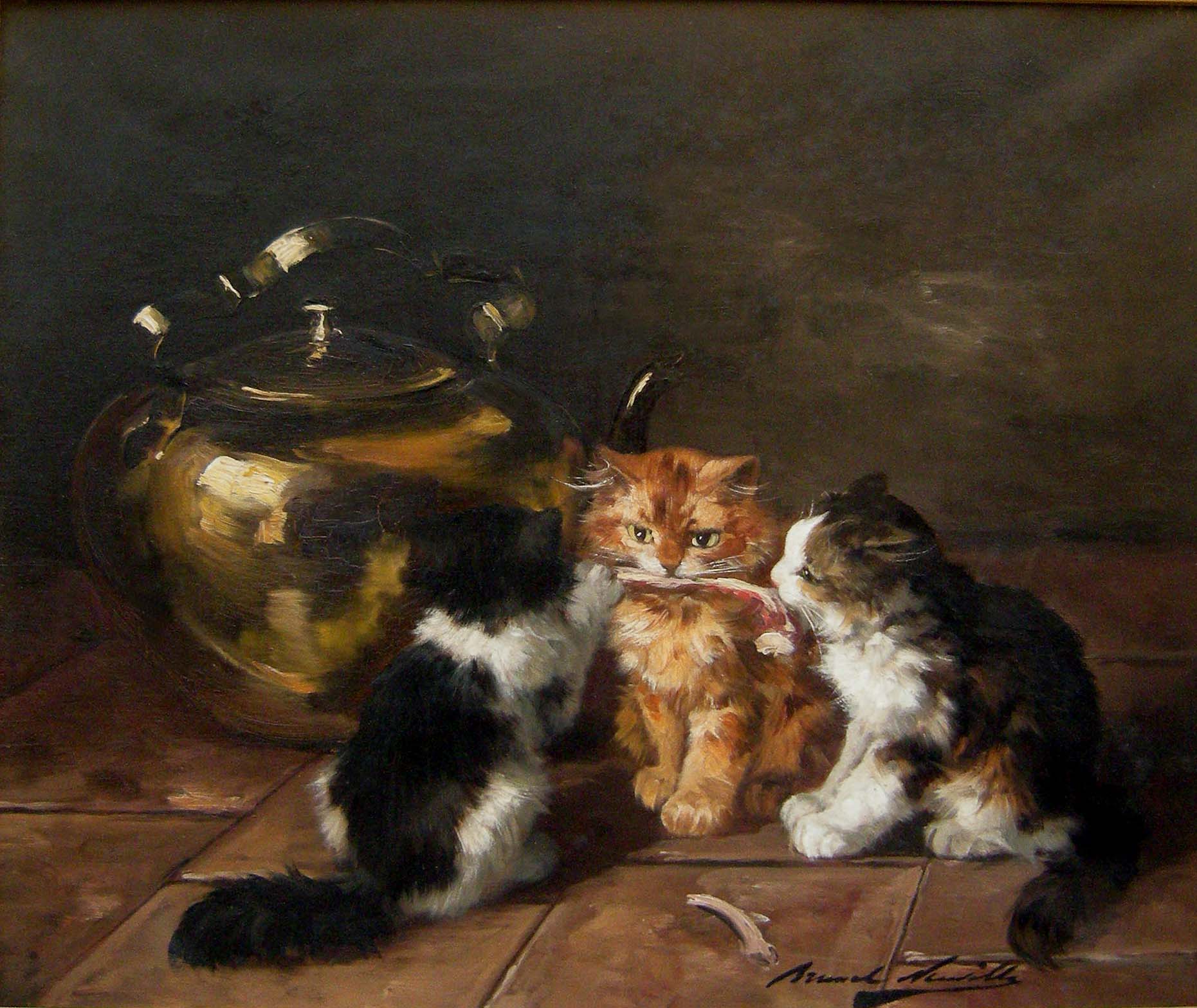 the sweet bone, vintage artwork by Alfred Brunel de Neuville, 12x8" (A4) Poster