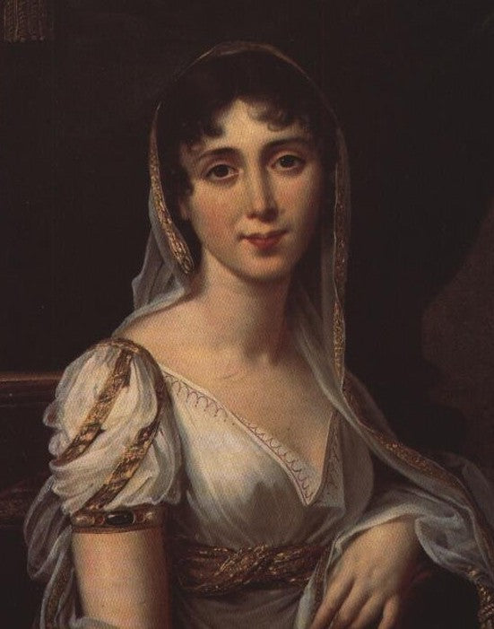 Desiree Clary, fiancee of Napoleon Bonaparte , later Queen Desidera of Sweden, vintage artwork by Robert Lefèvre, 12x8" (A4) Poster